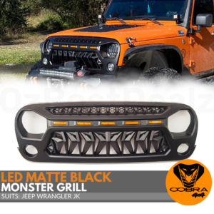 Jeep wrangler LED grill